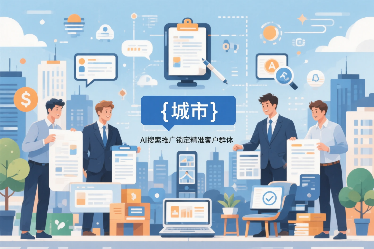 临夏公司如何用AI搜索推广锁定精准客户群体