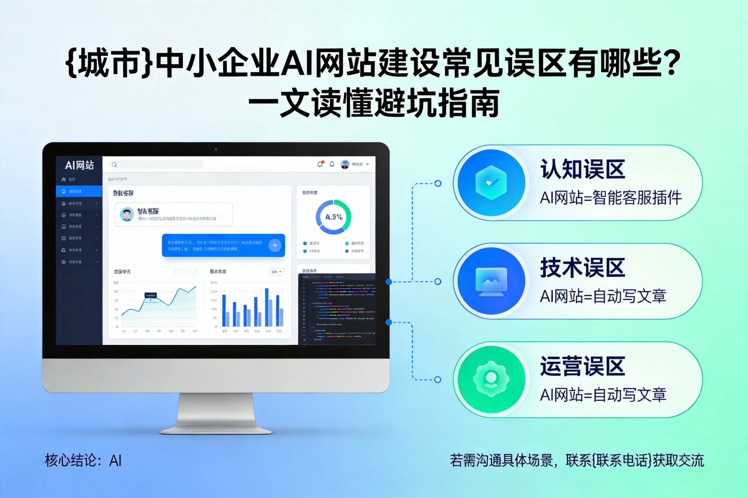 临夏中小企业AI网站建设常见误区有哪些？一文读懂避坑指南