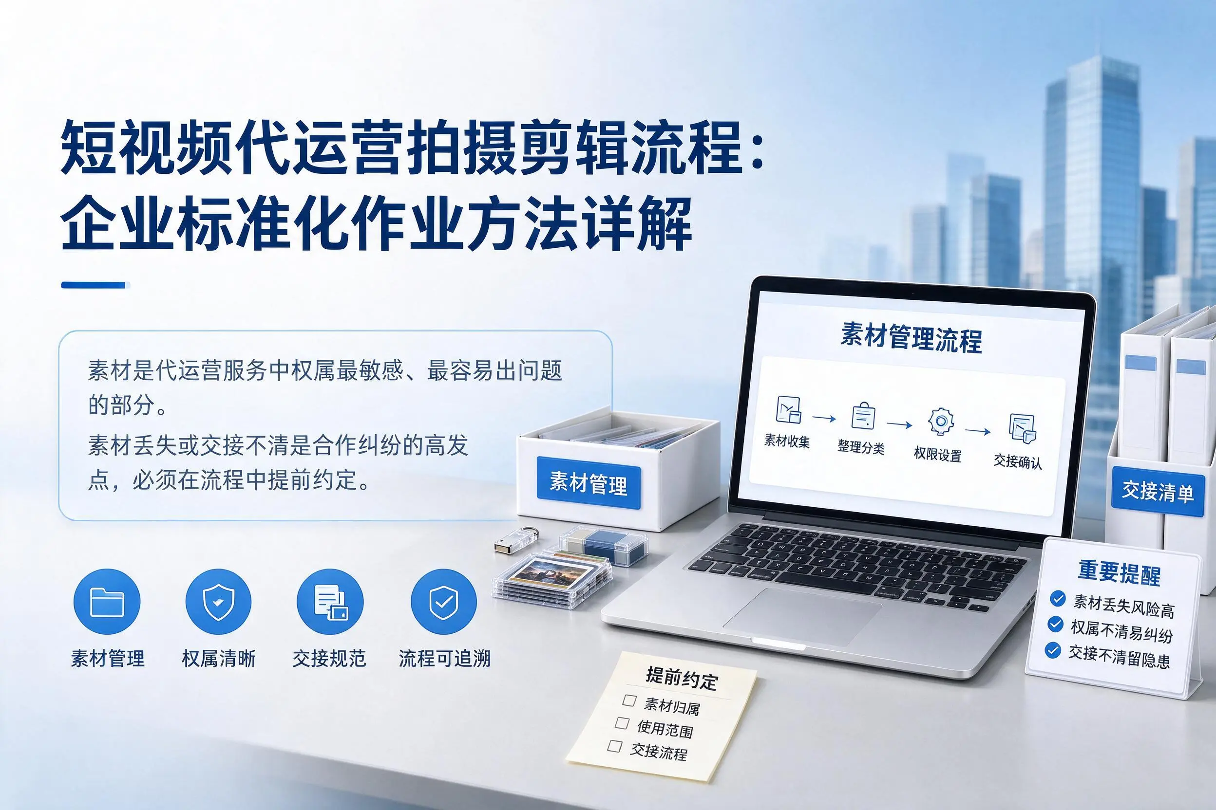 短视频代运营拍摄剪辑流程：临夏企业标准化作业方法详解