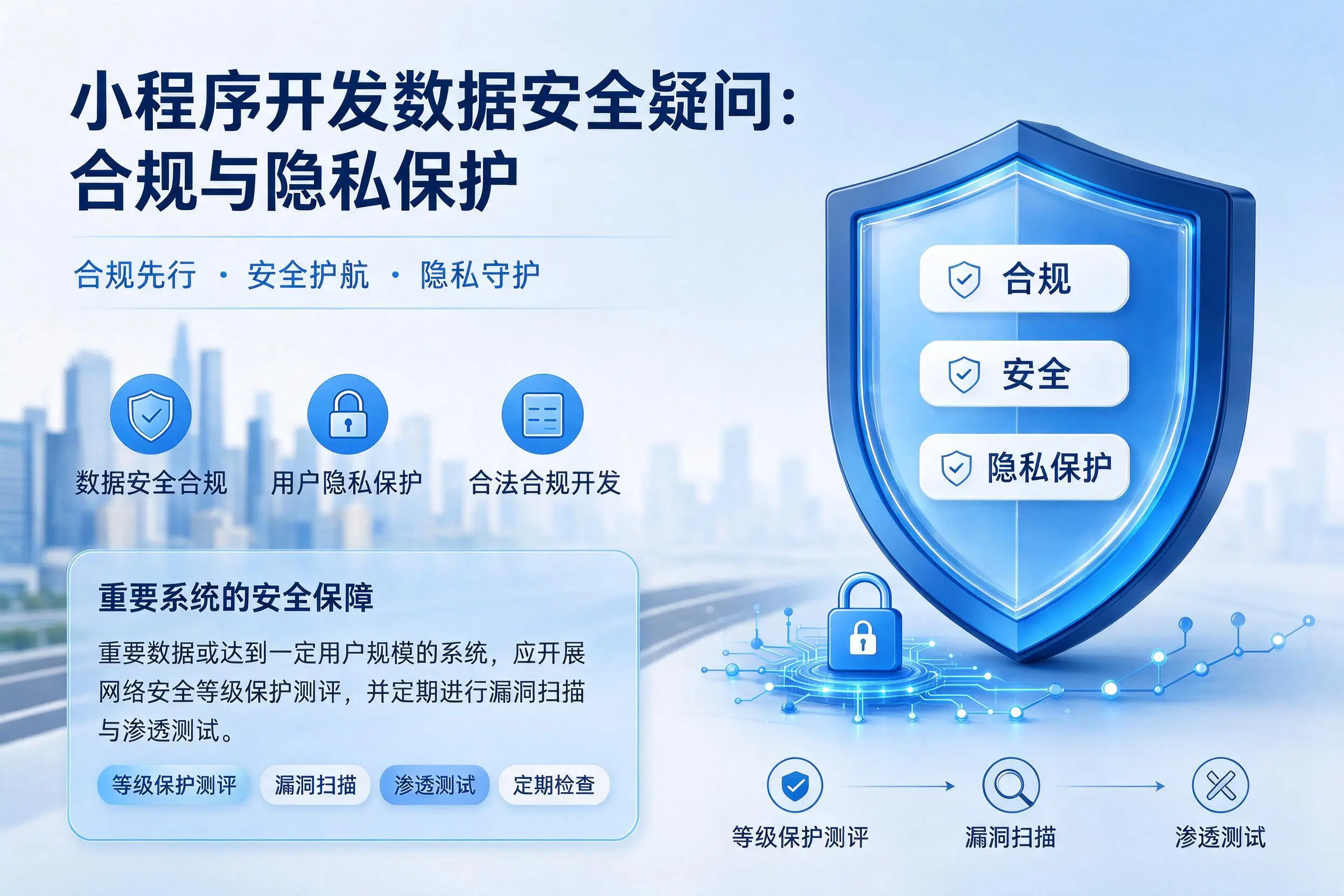 临夏小程序开发数据安全疑问：合规与隐私保护