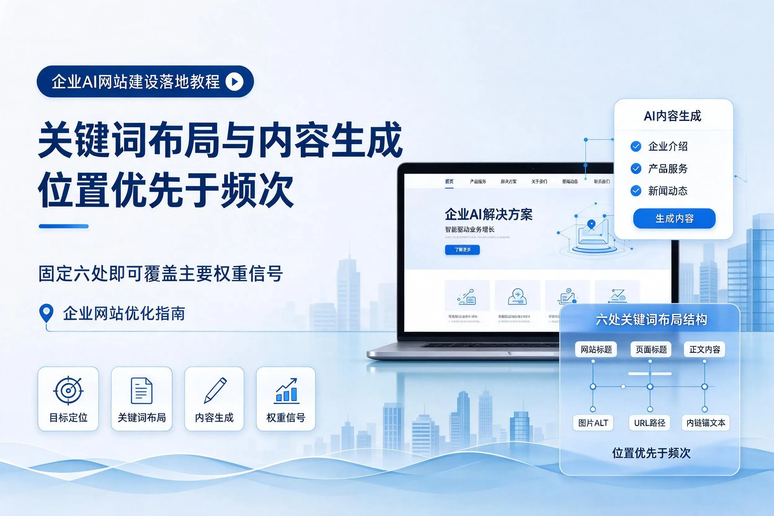 临夏企业AI网站建设落地教程：关键词布局与内容生成